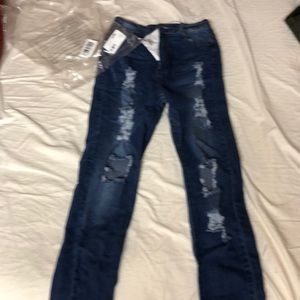 Denim destroy bluejeans